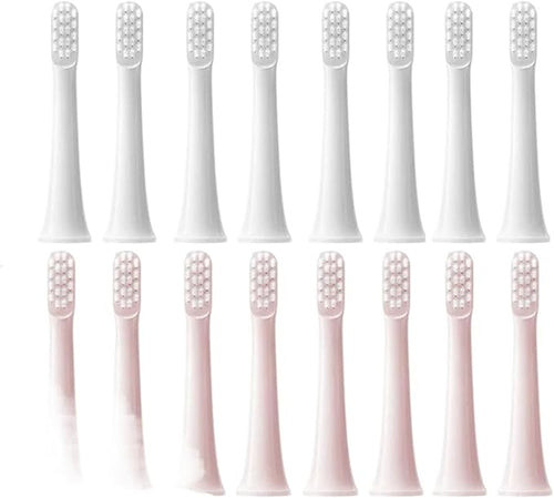 12PCS Brush Heads ReplaceableCompatible for XIAOMI T100 Toothbrush(5White5Pink)
