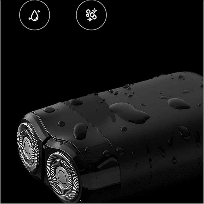 Mini Men's Electric Shaver - Rechargeable Travel Rotary Shaver Razor for Men Trimmer Wet and Dry