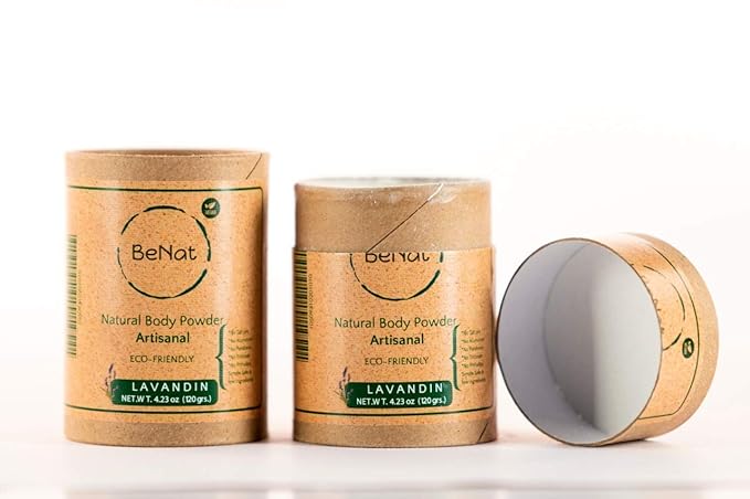 BeNat. All-Natural Plastic-Free Zero-Waste Deodorant Eco-friendly all-Natural BODY POWDER No Talc. Made with Fewer and Effective Ingredients for Earth Lovers!