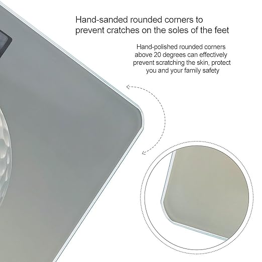 Golf Ball Smart Scale for Body Weight Accurate Bathroom Scale with LED Display Digital Weight Scales Weighing Machine High Precision Scales for Bath Home
