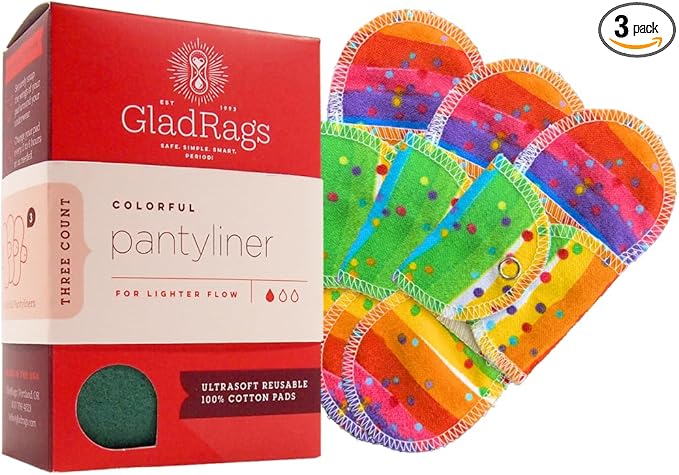 GladRags Pantyliner Assorted 3 Count