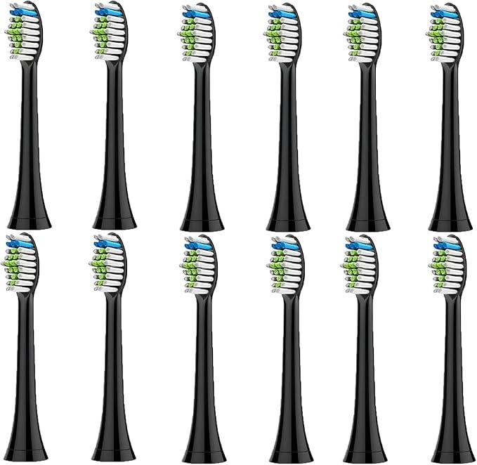 Compatible for 4pcs Replacement Brush Head Compatible with PH Sonic Care Diamondclean Electric Toothbrush(Ivory)