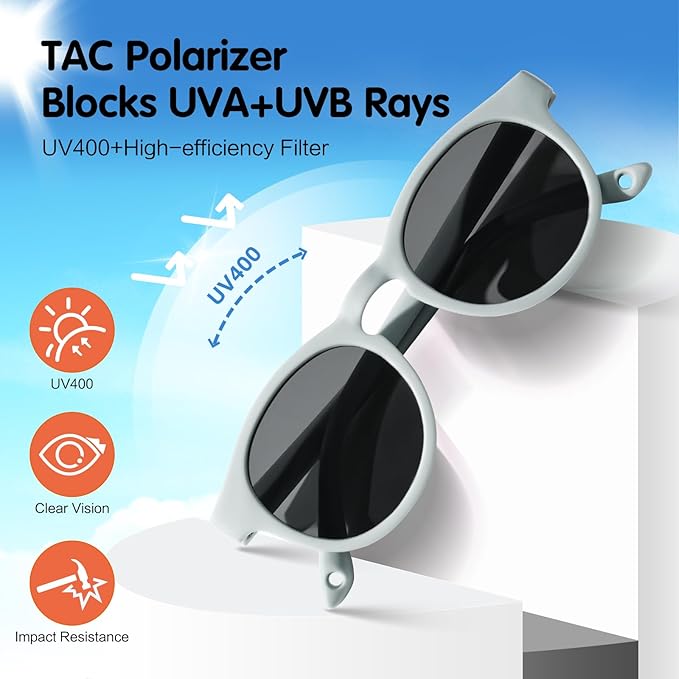 EYEBUDDY 2 Packs Baby Sunglasses