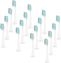 Electric Toothbrush Head Replaceable Sonic Compatible for Brush(White 16pcs)