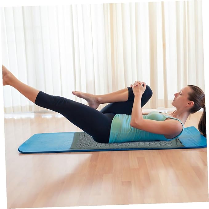 Acupressure Massage Mat and Pillow Set 2pcs Non-Slip Relief Mat with Bag for Full Body Muscle Relaxation and Yoga Exercise at Home