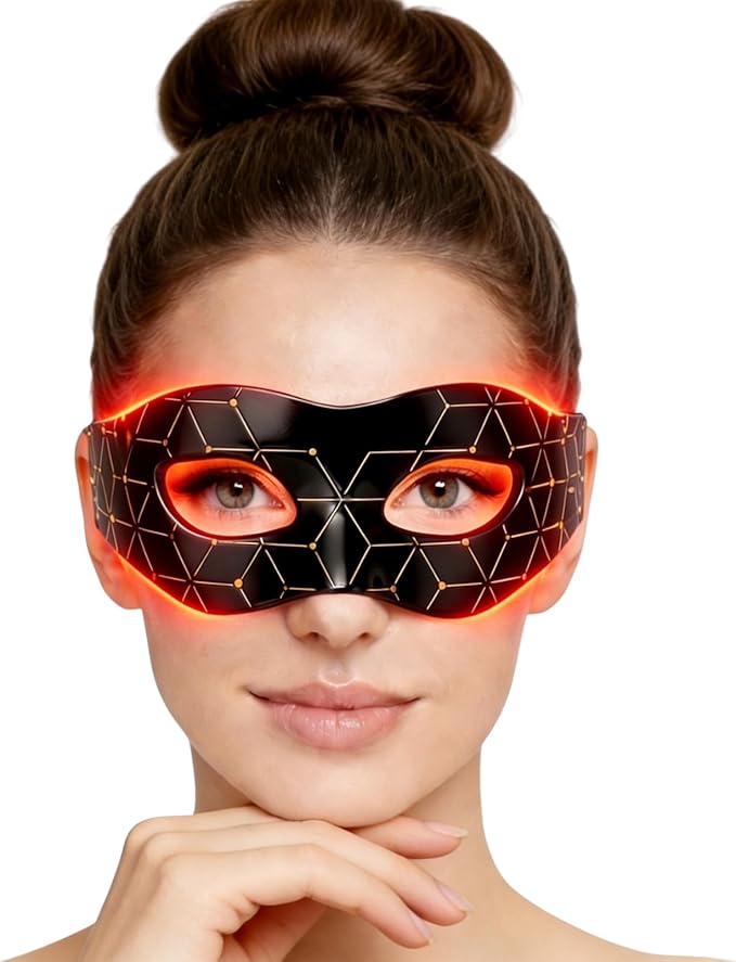 Eyes Mask 7-Color 5 Modes &amp 30-Min Timer LED Eye Mask for Under Eye Appearance Dark Circles Eye Bags &amp Fine Lines Mask for Home Travel &amp Bedtime Routine