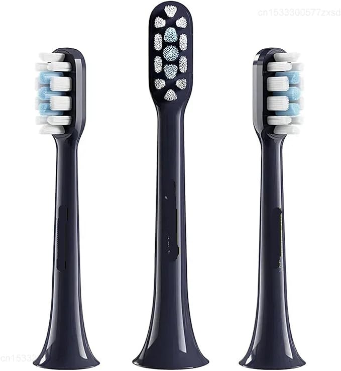 Compatible for Mijia Electric Toothbrush Head T100 T200 T300 T301 T302 T700 Replacement Heads Soft Bristle Brush(3pcs White T301 T302)