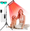 Red Light Therapy for Face and Body GMOWNW Infrared Light Therapy Lamp with Stand 660nm Red Light and 850nm Near Infrared Light Therapy Device for Face Knee Body Skin Care at Home
