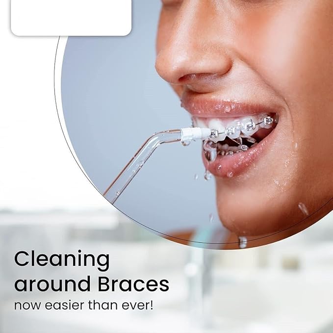 10 Setting Water Pressure | 6 Tips Water Flosser | Two Modes Clean &amp Massage