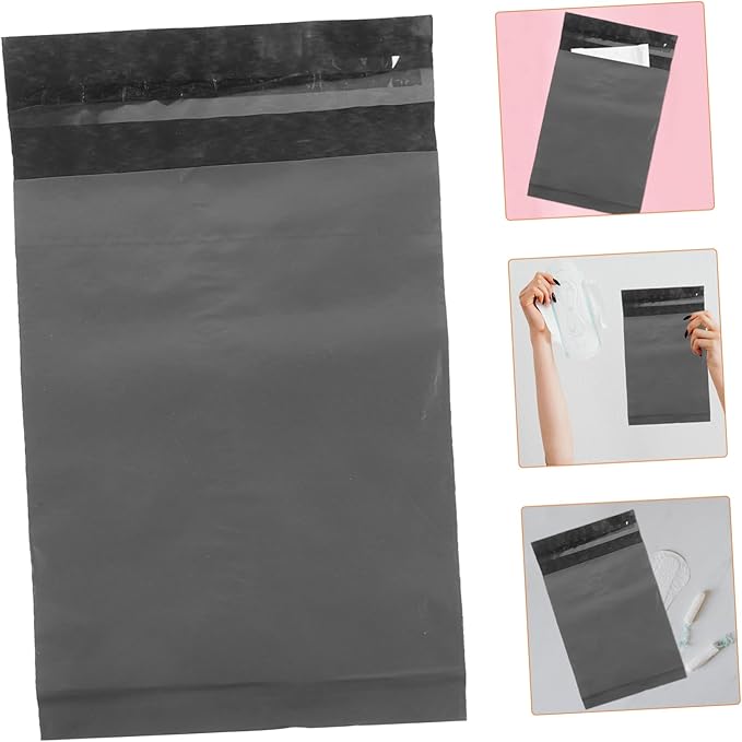 300pcs Menstrual Disposal Bags Leak Tampon Pouches Strong Odor Resistance Napkin Storage for Girls and Women Gray