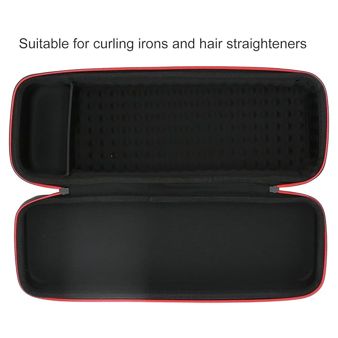 Hair Tool Storage Bag Shockproof Hair Straightener Curler Bag Carrying Case for Home Travel