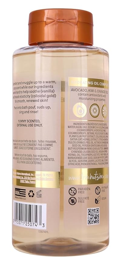 T. Hut Vanilla Foaming Gel Wash 18 oz Moisturizing Bare Shave Oil 7.7 fl oz