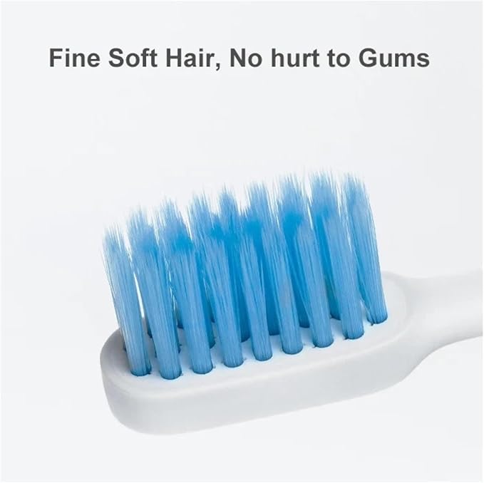 Compatible for 3pcs T300 T500 Sonic Toothbrush Heads Teethbrush Replacement Oral Hygiene Mi Brush Head(Blue 6PCS)