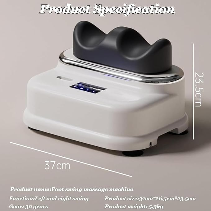 Fitness Blood Chi MachineSwing Foot Massager w/Remote Control30 Gear Speed AdjustableVitality Swing Shaking Exercisefor Relax Muscles