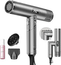 Foldable hair Dryer with Diffuser - 1600W Professional High Speed Blow Dryer with Comb100000RPM Fast Drysalon-quality results4 Temps &amp 3 SpeedsLow Noise Portable for Home &amp Travel &amp