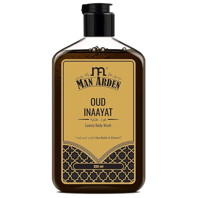 Man Arden Oud Inaayat Luxury Body Wash Infused With Shea Butter &amp Vitamin E 250ml