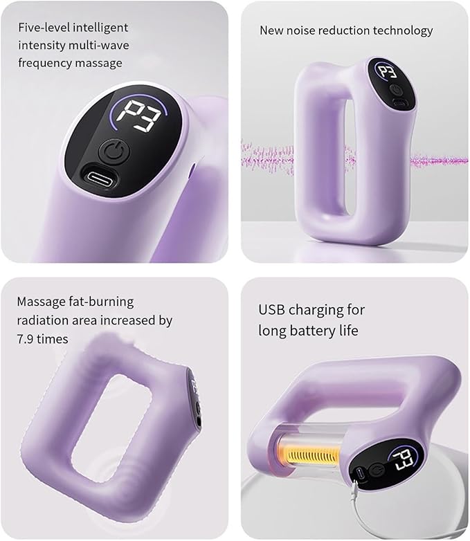 Multifunctional Full-Body Fascia Ring2025 New Deep Tissue Vibration Plate for Home Workout Portable Muscle Massager with Pain Relief - Fitness Equipment for Relaxation &amp Leg Circulation