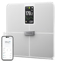 Smart Scale for Body Weight BMI Body Fat Muscle Mass Digital Bathroom Weight Scale with 4.3 Color Display 20 Body Composition Scale High Accurate Wi-Fi &amp Bluetooth Scale 400 lbs 11.8