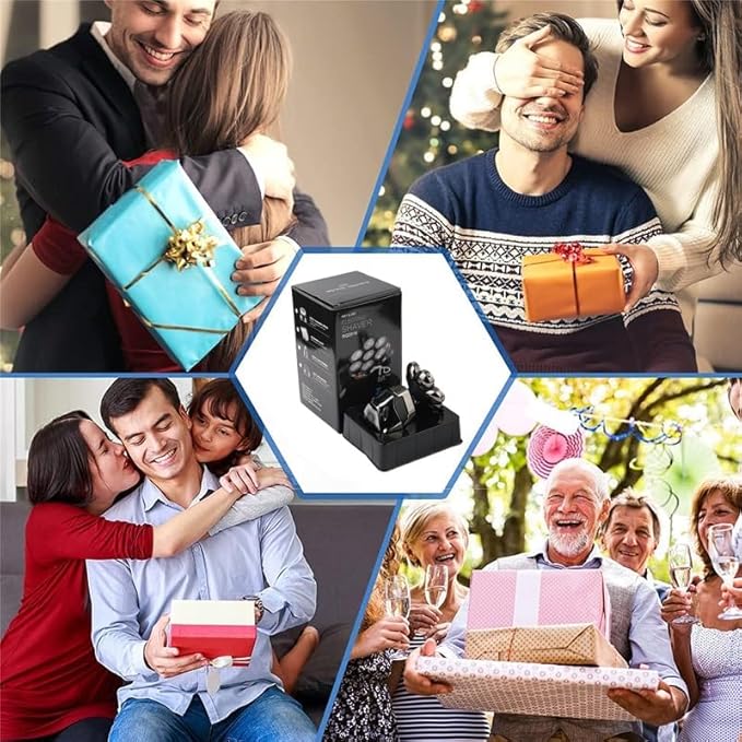 Head Shavers for Bald Men 6-in-1 Men Electric Razor Shaver Bald 7 Cutter Head Shaver Multifunctional Razor Alien Shape IPX6 Waterproof Grooming Kit