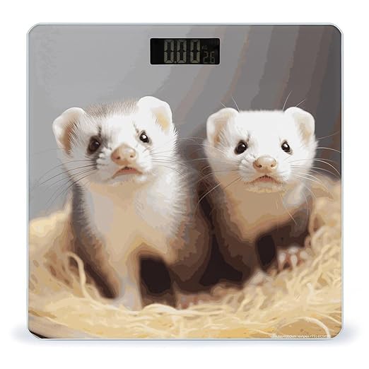 Ferrets Bathroom ScaleHighly Accurate Digital Weighing Machine for People Bright LED Display Weight Scale for The Aldult Home Use