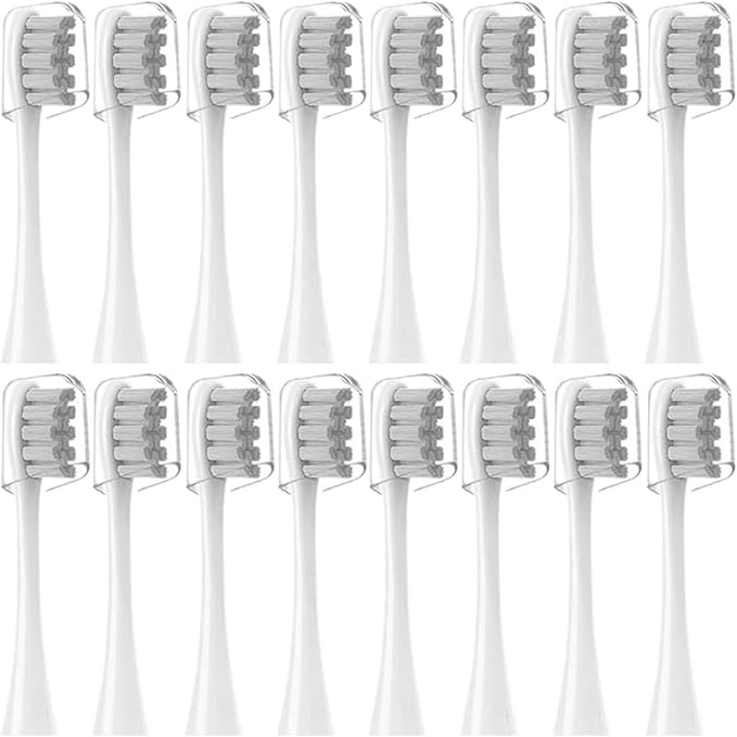16pcs Replacement Brush Compatible for Oclean Sonic X/Pro/ Z1/ SE F1 One PW01/03/05/07/09 P5 Electric Toothbrush(16 (4 Colors))