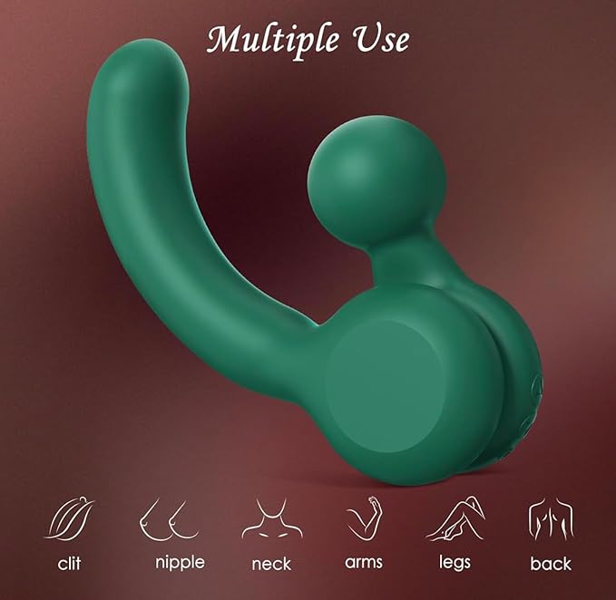 Ergonomic Lavender Massage Roller - Adjustable Pressure Relief Tool for Stress Relief and Relaxation MN39187