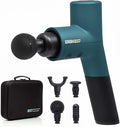Ekrin Athletics B37v2 Massage Gun - Deep Tissue Massage with High-Powered Brushless Motor - Ergonomic Back Massager for Pain Relief - 5 Speeds 4 Attachments - Ultra Quiet Hand-Held Massager
