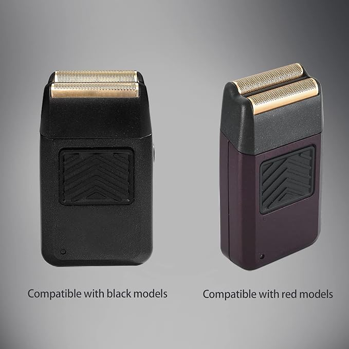 2 pcs Professional 5 Star Series Finale Shaver Shaper Replacement Super Close Gold Foil and Cutter Bar Assembly Compatible with Wahl Shaver Foil Model 7043-100Shaving for Barbers and Stylists