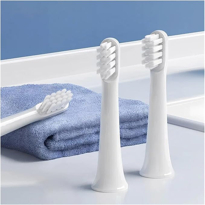 Adaptive Electric Toothbrush Head Compatible Sonic T100 Replacement Brush MES603 Soft Bristle Universal(T100-PK-6Pcs)