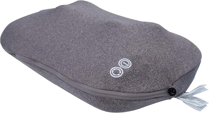 Master Massage Bravo Mini Shiatsu Massage Throw Pillow Grey