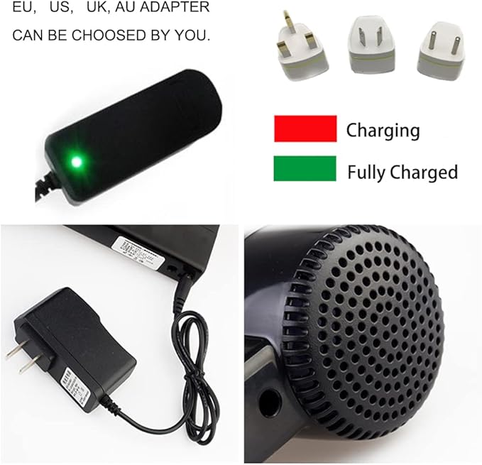 Cordless Hair Dryer Rechargeable Dry Art Painting Using with USB Output Air Work by Battery Suitable for Drying Painting Pet Hair Baby Skin Light Weight and Small Size Easy to Carry