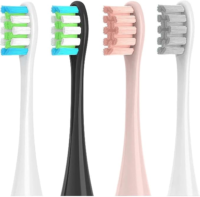 4/12PCSCompatible for Oclean Toothbrush Head for X/X Pro/Z1/F1/One/Air 2/SE Electric Sonic(4PCS-Pink)