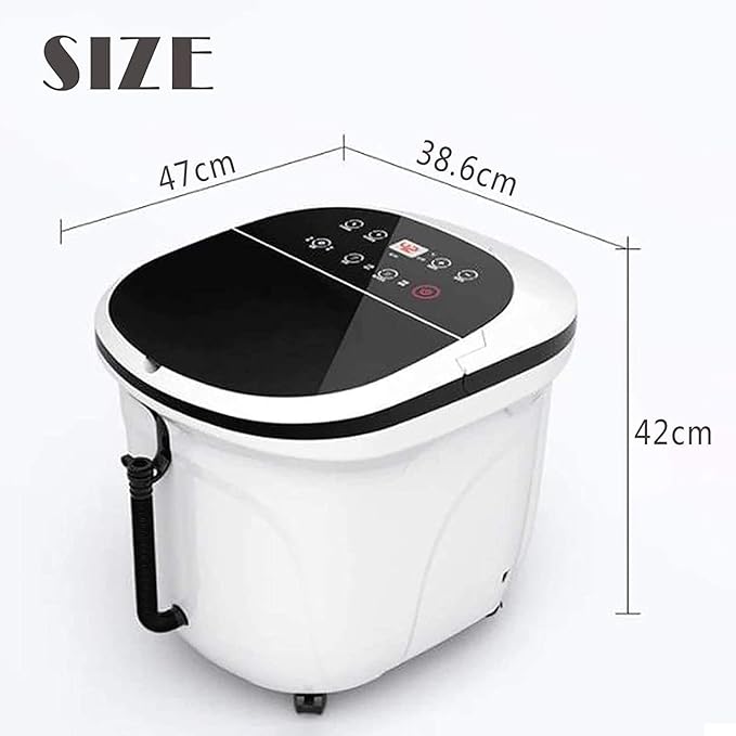Foot Spa/Bath Massager with Heat Digital Temperature Control 4 Masssage Rollers Soothe and Comfort Feet Automatic Electric Massage Footbath Constant Temperature Heating Household Footbath