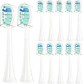4/8/12/16Pcs Replacement Toothbrush HeadsCompatible for Philips Replacement Electric Brush Head 4100 6500 6100 7500 5300 1100(12pcs Green)