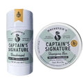 MacKenzie's Captain's Signature Deodorant &amp Shampoo Bar Bundle - Gifts for Men - Gifts for Fishermen - Coastal Gifts - Natural Deodorant - Vegan