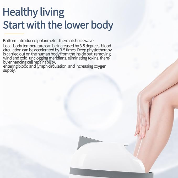 Terahertz Foot Massager Health Physiotherapy Instrument Magnetic Pulse Measuring Health Quantum Instrument with Belly Belt Work from Home Essentials