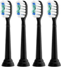 Replacement Toothbrush Heads Compatible for 1100 2100 4100 5100 5300 6100 7500 Brush Head(Black-4 Pcs)