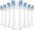 4-16pcs Toothbrush Replacement HeadsCompatible for PH Replacement Heads Electric Brush Head for 4100 5100 6100 9023(8pcs Blue)