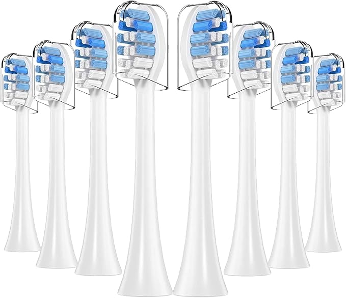4-16pcs Toothbrush Replacement HeadsCompatible for PH Replacement Heads Electric Brush Head for 4100 5100 6100 9023(8pcs Blue)