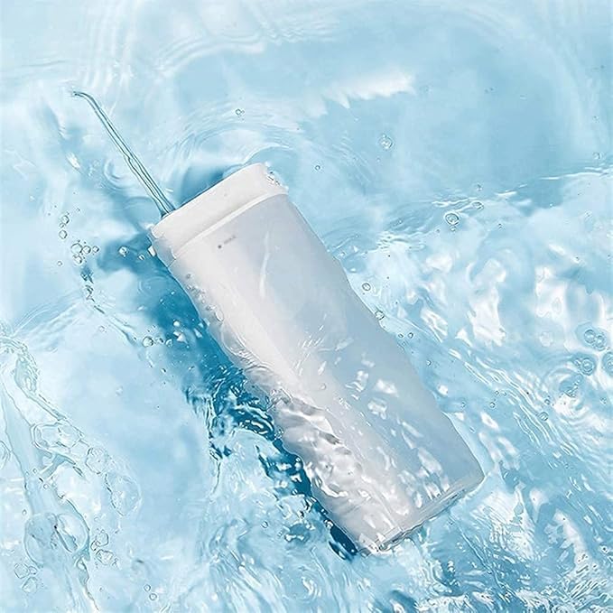 Cordless Water Flosser Teeth Cleaner 3 Modes IPX7 Waterproof Oral Irrigator for Travel and Home Portable Rechargeable Waterproof Household Washing Water Dental Floss Teeth Cleaner