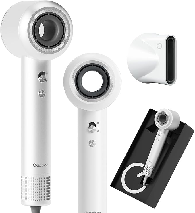 High Speed Ionic Hair Dryer-130000 RPM Fast Drying Blow Dryer for Men &amp Women Powerful 64m/s Airflow for Quick Morning Routine Portable Hairdryer with Precision Nozzle for Professional Looks