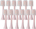 12pcs Replacement Brush HeadsCompatible for SOOCAS X3U/X3Pro/X5/V1/D2/D3 Bristle Electric Toothbrush Sealed Packed(SHUSHI-PK-12PCS)