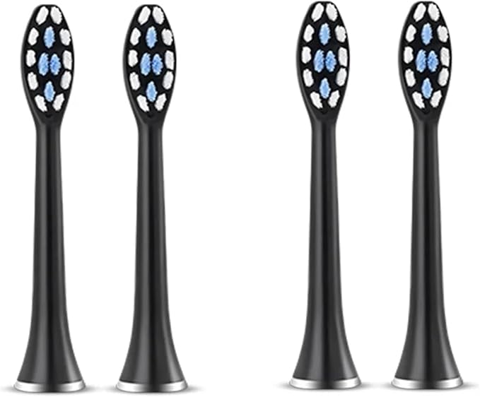 Compatible for SUBORT S7 Replacement Brush Heads - Super Sonic Toothbrush Accessories(8 White Brush Head)