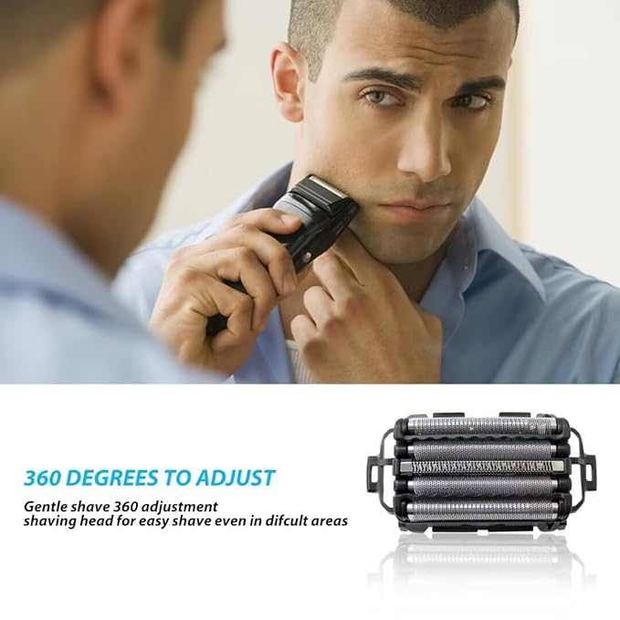 2024 Upgraded ES9032/ES9034/ES9036 Razor Inner Blade &amp Outer Foil Set Replacement for Panasonic ES-CLV5A ES-CLV5B ES-CSV6N ES-CSV6P ES-ELV7A ES-LV5B
