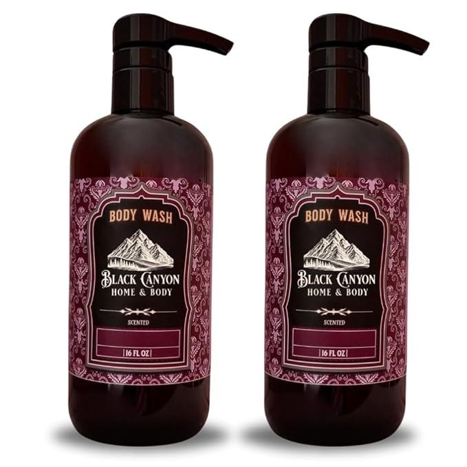 Black Canyon Magnolia Citrus &amp Sandalwood Scented Body Wash 16 Oz (2 Pack)