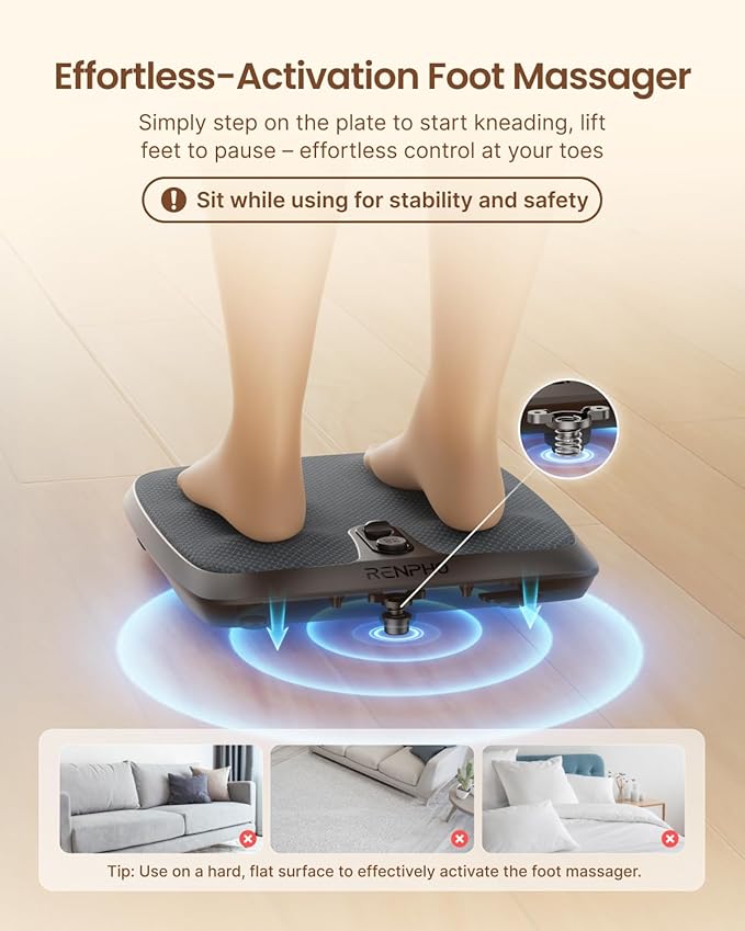 RENPHO FSA Foot Massager with Pressure Control + Massager Gun