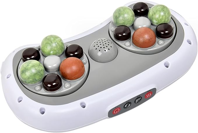 Electric Abdominal Massager Tummy Kneading Instrument 3 Gear Adjustment 12 Magnet Assist Deep Massage Big Double Disc Massage Stomach Maintenance for Abdominal Back Neck and Legs