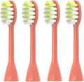 4Pack Replacement Toothbrush HeadsCompatible for Ph One Soni Care Electric Toothbrush Head HY1100 HY1200 BH1022(Miami Coral)