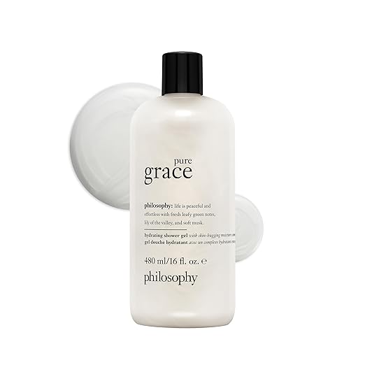 philosophy pure grace hydrating bath &amp shower gel - efficiently cleanses soothes &amp comforts dry skin - vegan &amp cruelty free formula