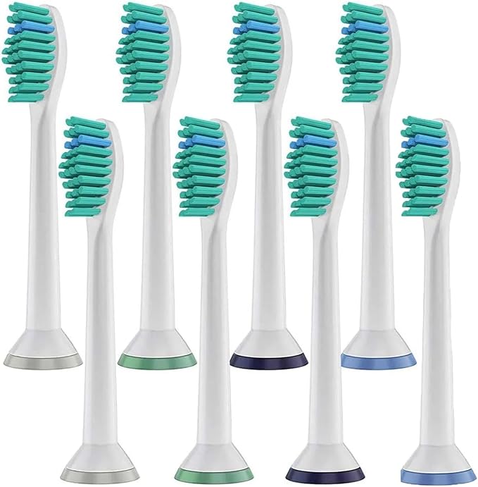 4-32pcs Replacement Toothbrush Heads Compatible for PhilipsElectric Brush Head 1100 2100 4100 4300 5100 5300 6100(8pcs)